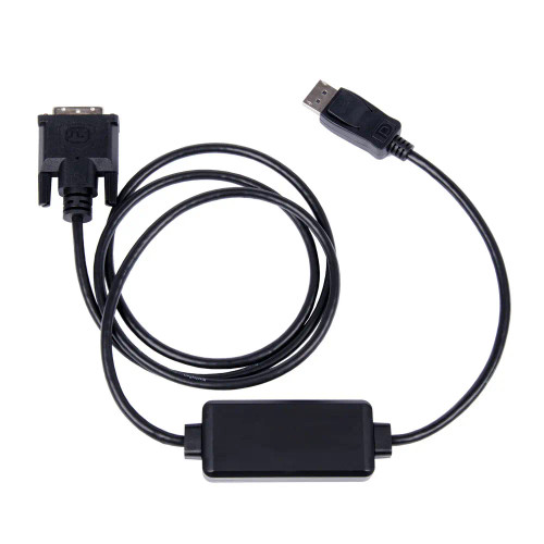 DVI-D Male to DisplayPort Male Active Converter; 1.5M Length