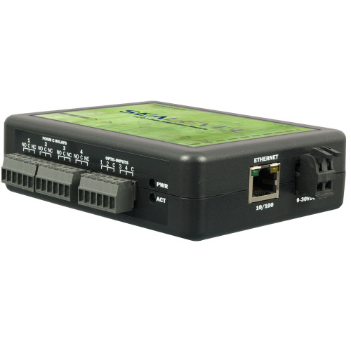 SeaI/O Ethernet Modbus TCP w/ 4 Iso Inputs; 4 Form C Relays