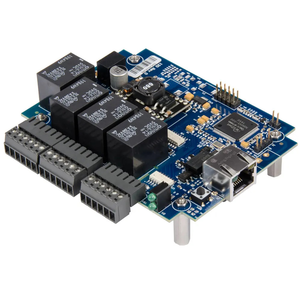 eI/O PoE Modbus TCP w/ 4 Iso Inputs; 4 Form C Relays