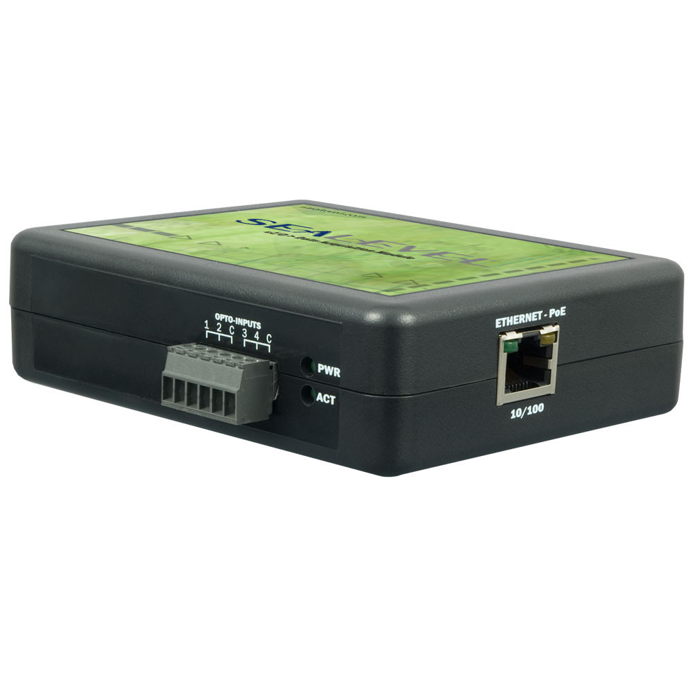 eI/O PoE Modbus TCP w/ 4 Isolated Inputs