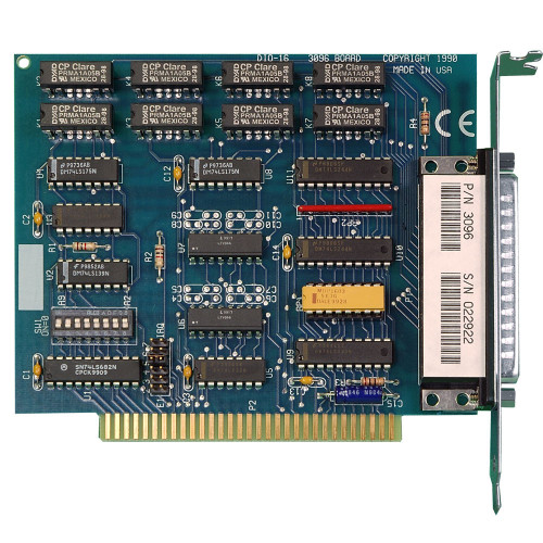 DIO-16: ISA 8 Reed Relay Output/8 Iso. Input DIO Adapter