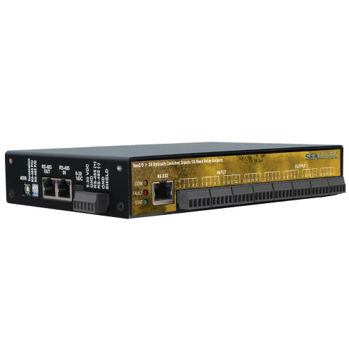 SeaI/O RS-232 Modbus RTU w/ 16 Iso Inputs; 16 Reed Relays