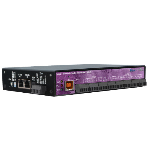 SeaI/O USB Modbus RTU w/ 16 Iso Inputs; 8 Form C Relays