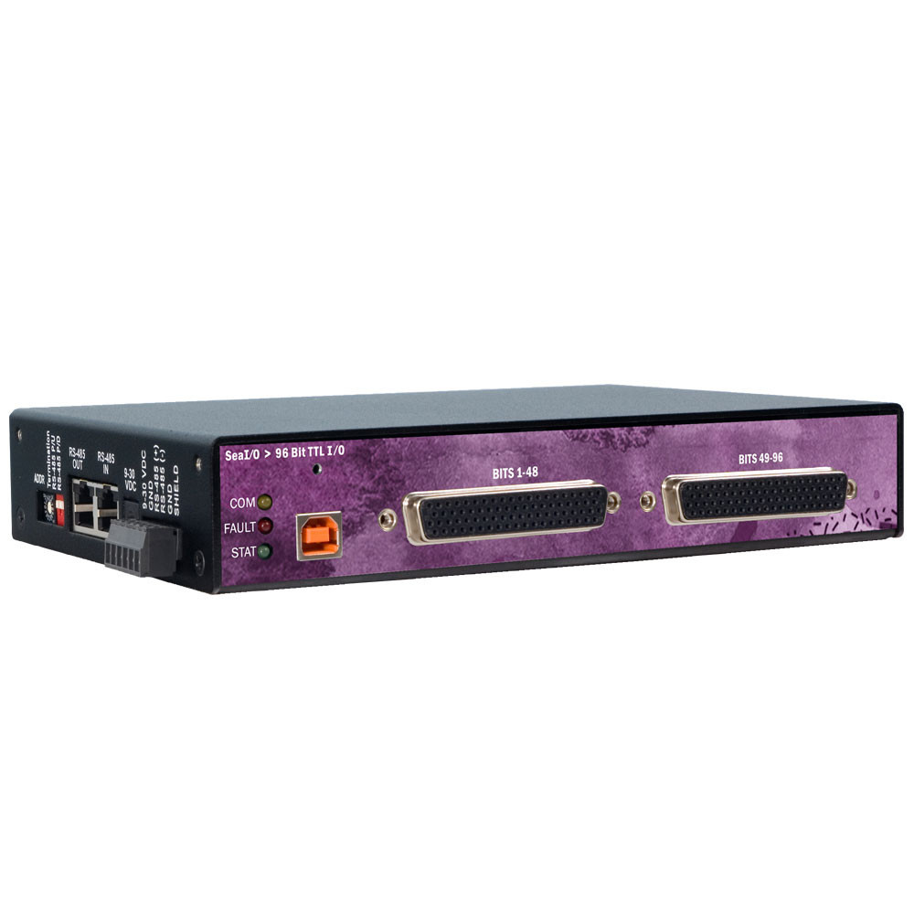 SeaI/O USB Modbus RTU w/ 96 Channel TTL I/O & DB78
