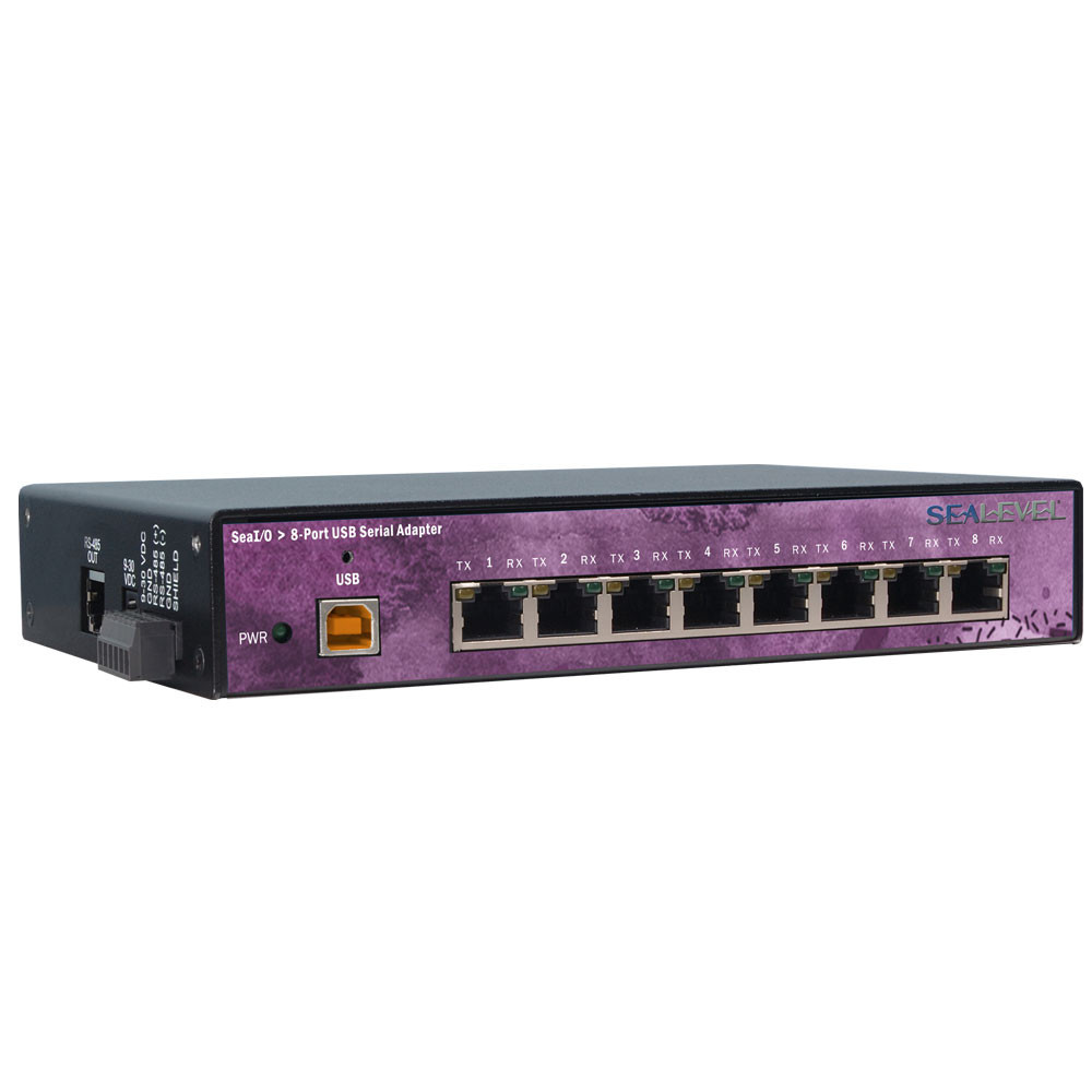SeaI/O USB to 8-Port RS232/485 VersaCom Serial