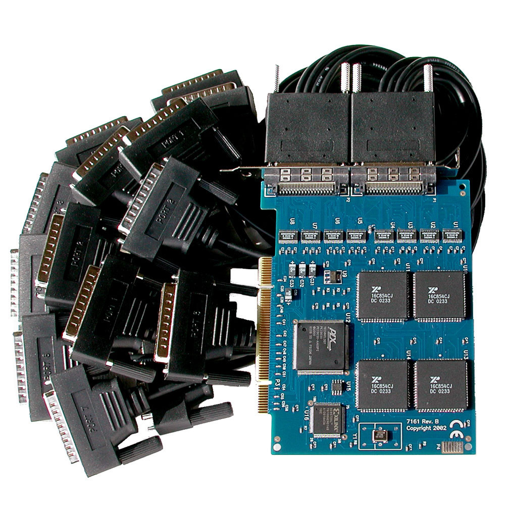 COMM+16.PCI: 16-Port DB25 PCI RS-232 Serial Adapter