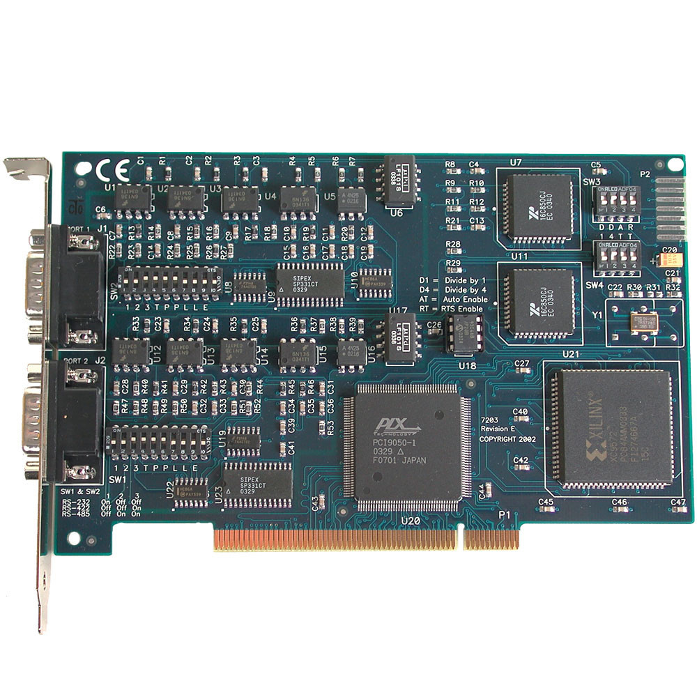 ISO COMM2.PCI: 2 Port PCI Isolated RS-232/422/485 Adapter