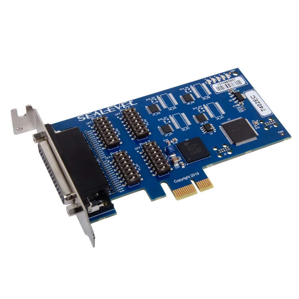 7402EC - Low Profile PCIe 4-Port RS-422-485 Async Serial Card