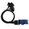 7406EC - Low Profile PCIe 4-Port RS-232 Async Serial Card