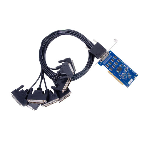 Low Profile PCI 8-Port RS-232 Serial Interface