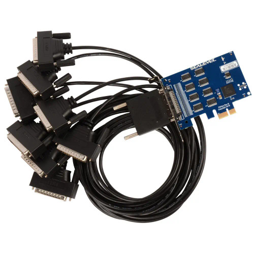 PCIe 8-Port RS-232 Async Serial Card