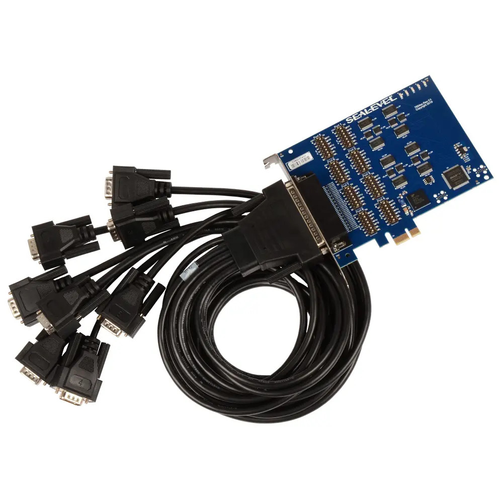 Ultra COMM+8.PCIE: PCI Express 8-Port RS-232, RS-422, RS-485 Serial Interface