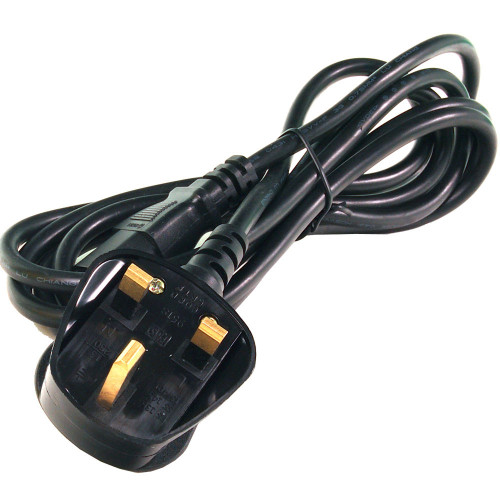 United Kingdom (UK) Power Cord; 72" Length - (BS1363 BSI)