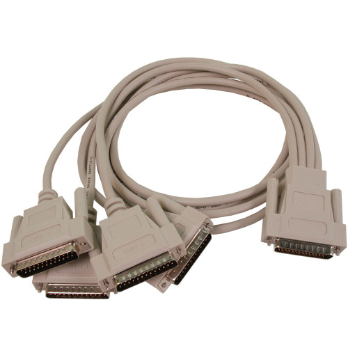 Cable HD44 Male to 4 DB25 Male 3 ft.