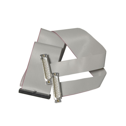 40 Pin IDC Ribbon Cable to (2) DB25M; 30" Length - for 3562