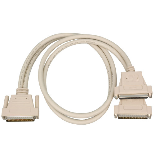 DB78M to DB37F (Input); DB37M (Output) Cable; 1 Meter Length