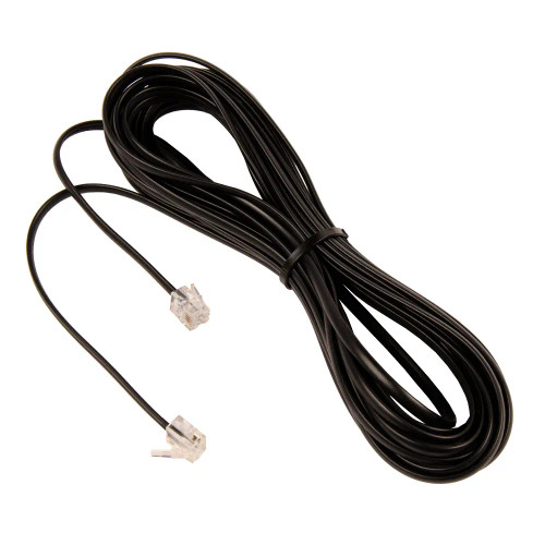 CABLE; 6P4C RJ11 BLACK FLAT 25 FEET; Rev A1