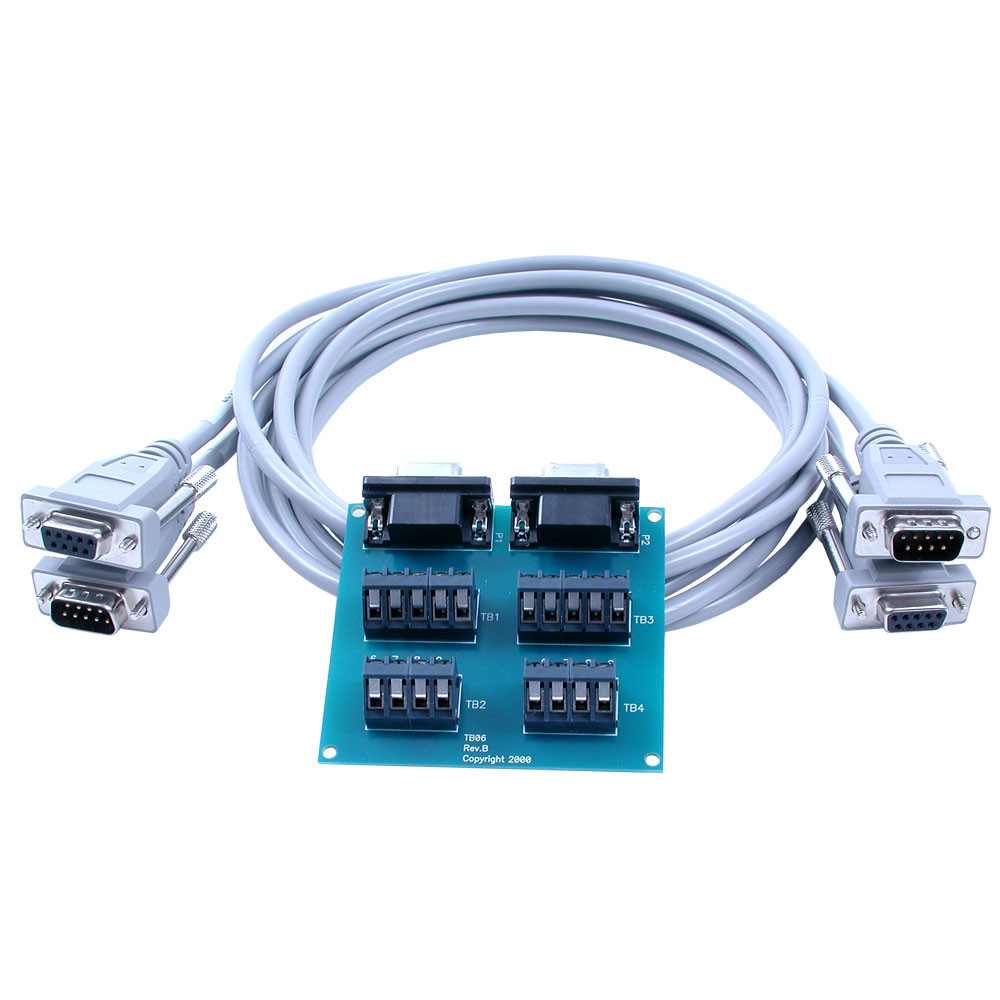 TB06 Terminal Block & (2) CA127 9-Pin Cables