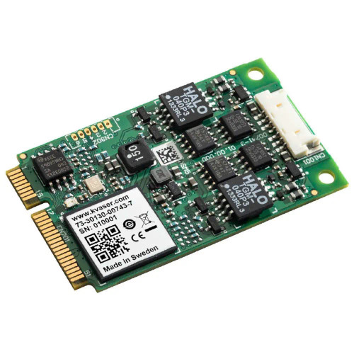 Mini PCI Express 2xHS CAN-HS Bus 2.0b Adapter (-40 to +85C)