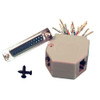 DB25F to (2) RJ45F Modular Adapter