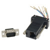 DB9M to RJ45F Modular Adapter (Black)