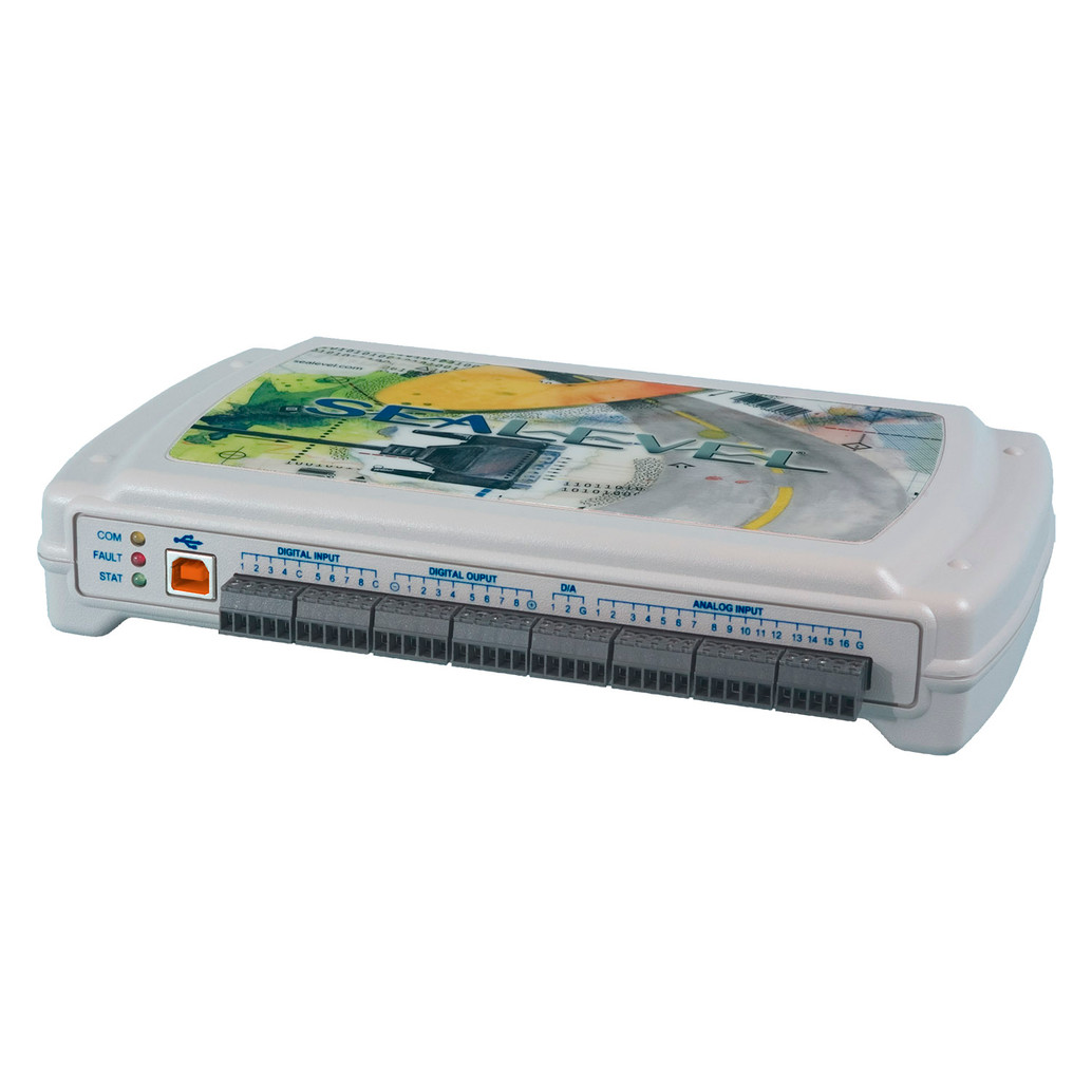 SeaDAC USB to 8 A/D, 2 D/A, DIO Multifunction Interface