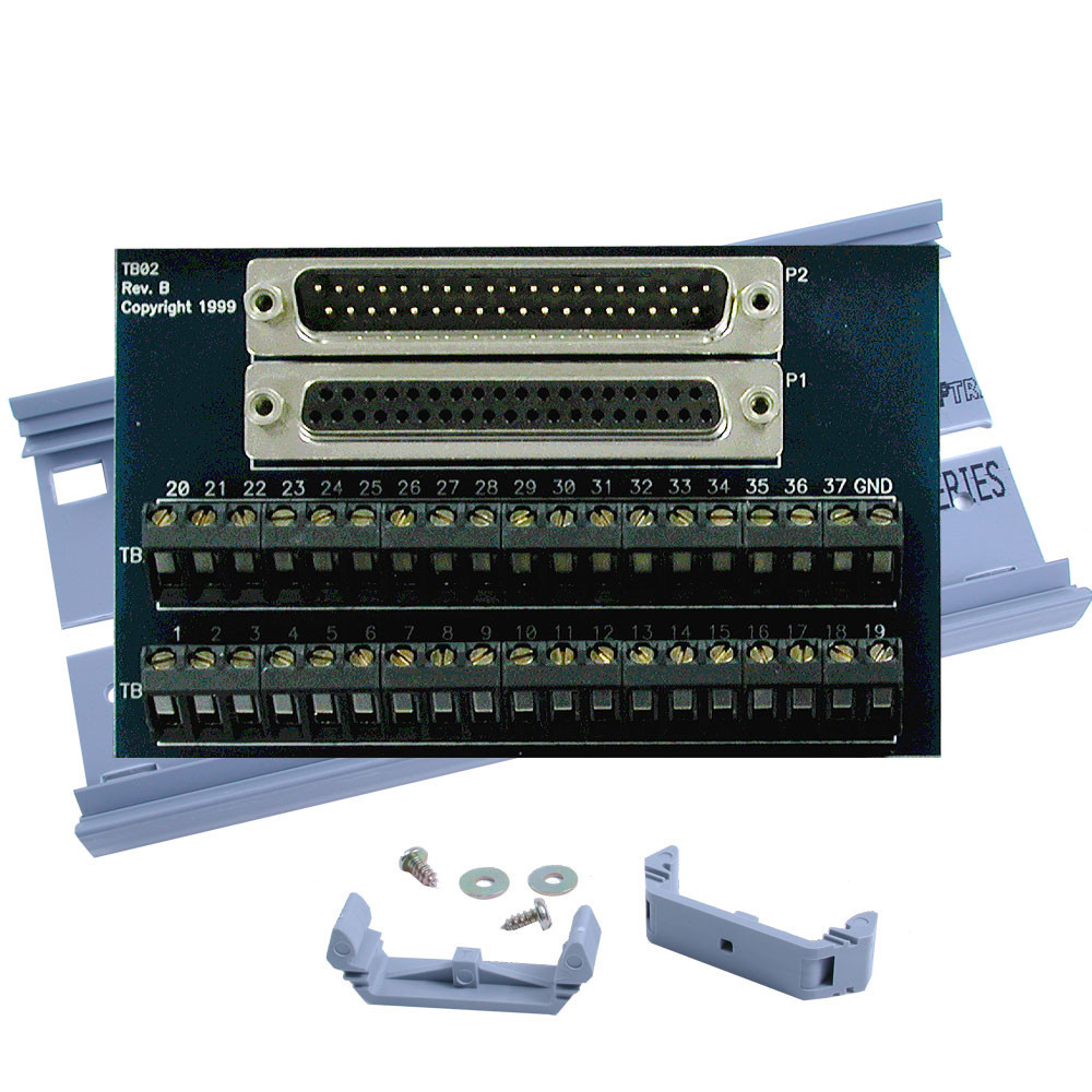 Terminal Block Kit - DB37M and DB37F to 37 Screw Terminals