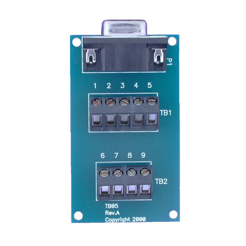 Single DB9 terminal block